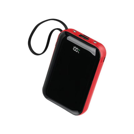 Wireless charging power bank, alternate view
