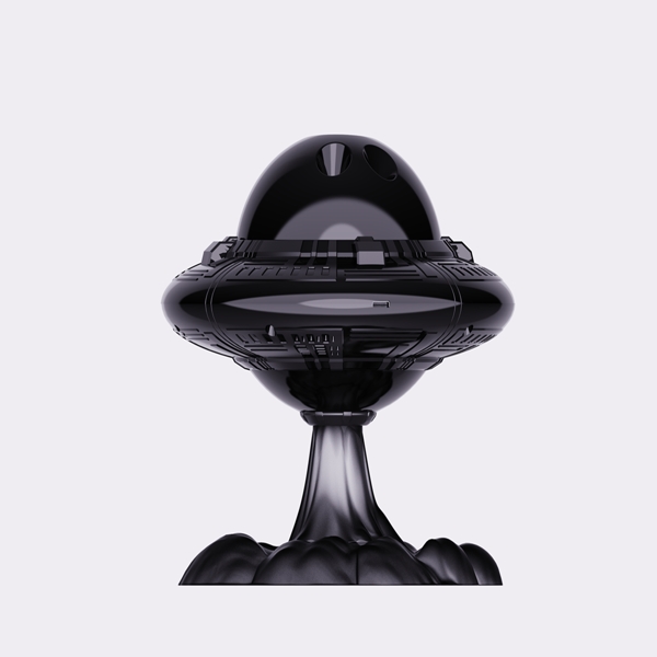 Flying saucer starry sky projector light