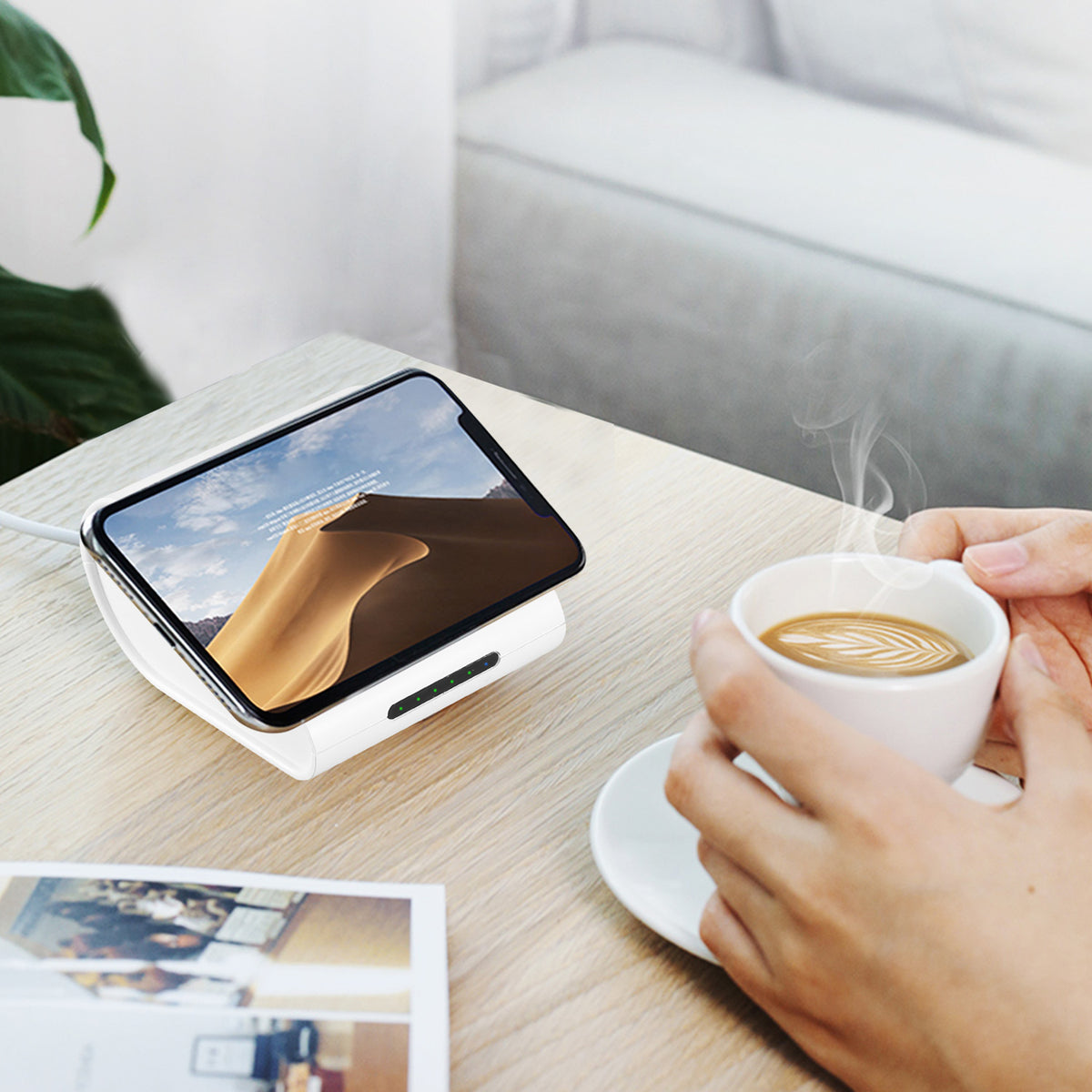 10400mAh Qi wireless charging power bank
