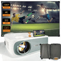 1080p Bluetooth home projector with keystone correction